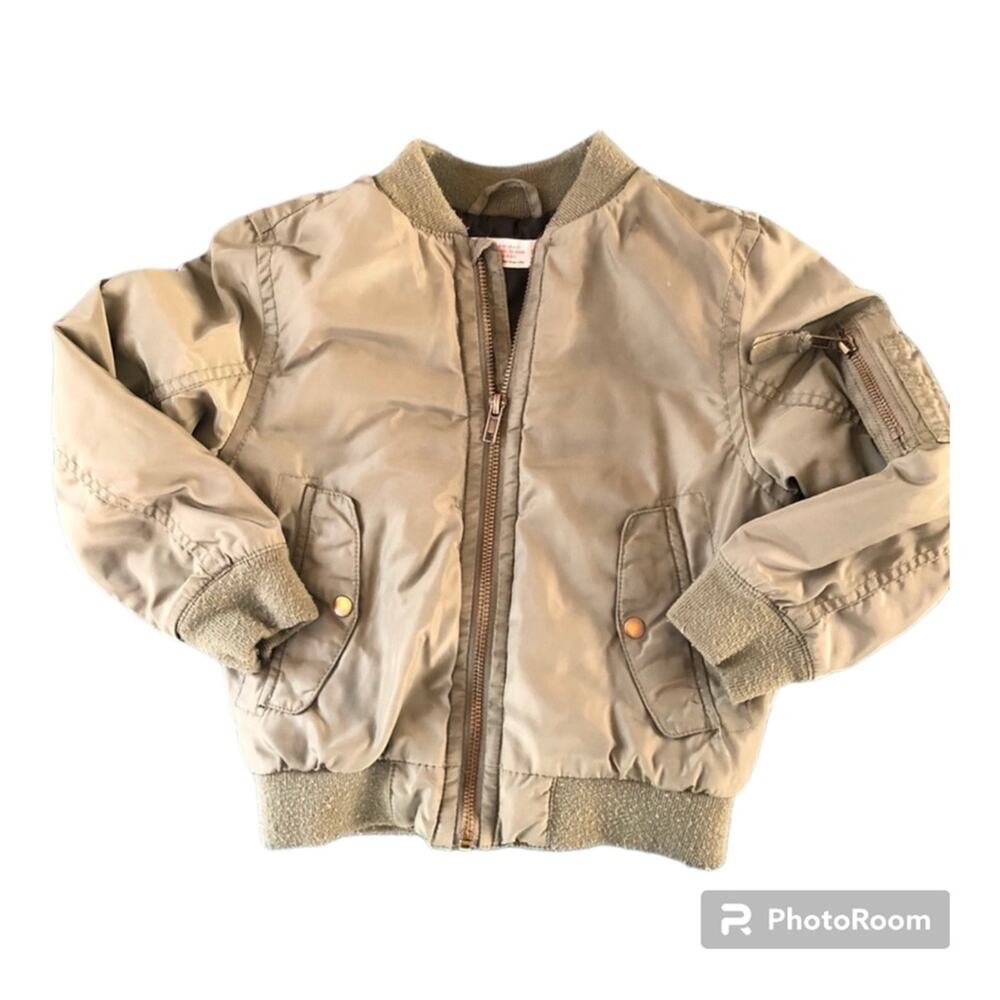 H&M Kids’ Bomber Jacket Green Size 4-5Y